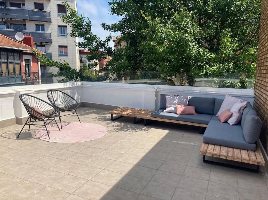 Apartament Atico Con Preciosa Terraza En Algorta Getxo Zewnętrze zdjęcie